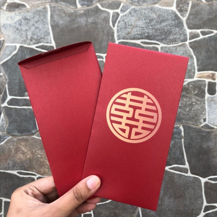 

DISKON Angpao Sangjit Amplop Merah Shuangxi Angapu Wedding Premium 6 pcs