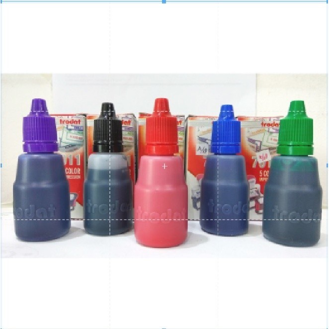 

HRG DISKON Trodat Stamp Ink 7011 Black 25ml 1pc / Black Stamp Ink / Tinta Stempel