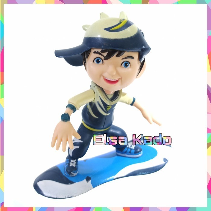 Free Ongkir Gilaa Action Figure Boboiboy Set Mainan Topper Cake Halilintar Tanah Angin Hot Sale Gila