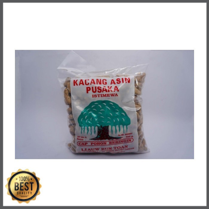 

SALEE!!!!! Terbaru Kacang Asin Pusaka Cap Pohon Beringin 500gr Terlaris Bes