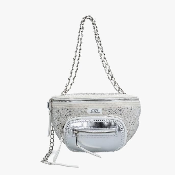 Steve Madden Bdoubler Original Tas Selempang Wanita - Silver Indrasarijaya_