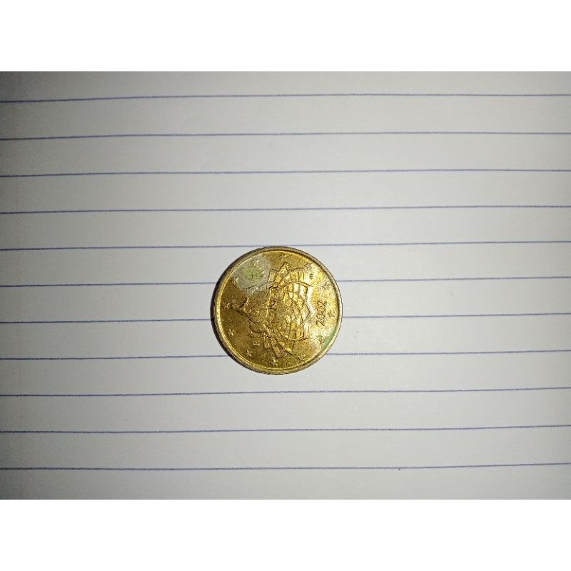 Koin 50 cent euro 2002