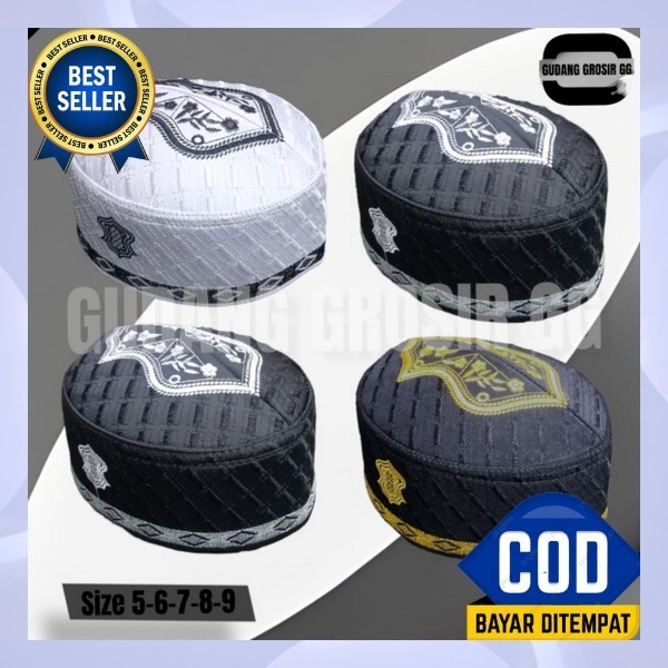 Promo  Songkok Peci Kopiah Presiden Hitam Polos Non Ac Tinggi 9 Cm Real Pict Murah Grosir Peci Songk
