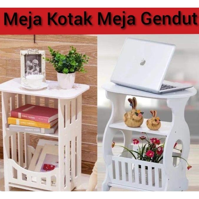 MEJA ngopi kotak, Coffee Table Meja Majalah sudut