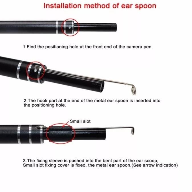 Alat pembersih / telinga kamera pembersih telinga dan hidung mulut