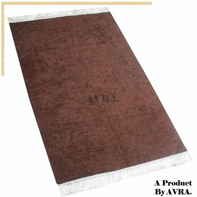 Sajadah Polos Dewasa Turki Premium Lembut Halus Traveling Lipat Tipis