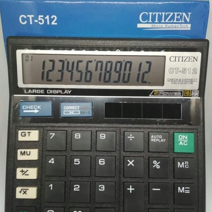 

Terjangkau Kalkulator Citizen CT512 12 Digit CT-512