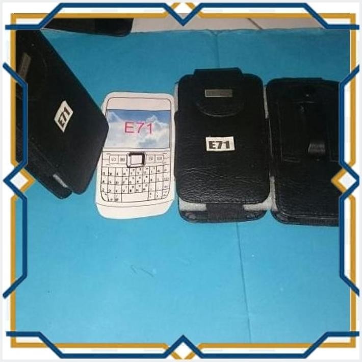[ICH] DOMPET NOKIA E71/E72/E73 QWERTY, BISA JEPIT DIPINGGANG POSISI BERDIRI/ HP TUA/ HP JADUL
