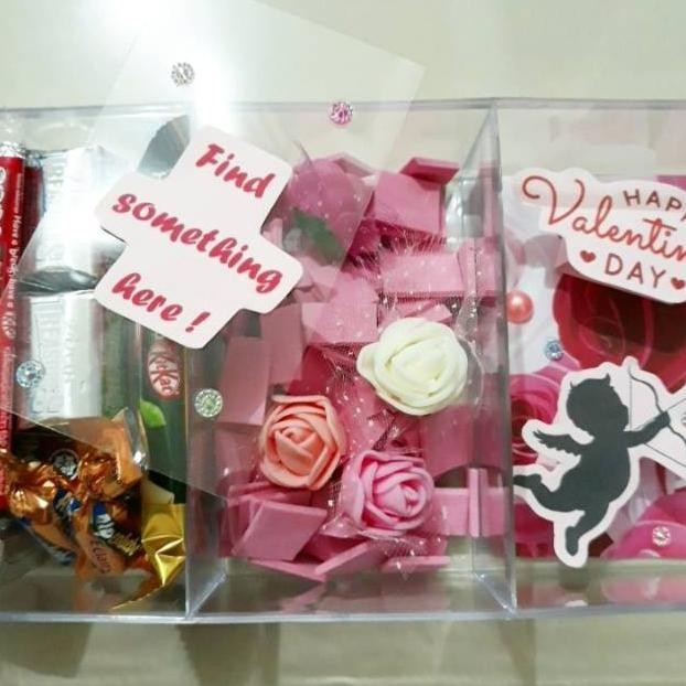 

Diskon Besar Valentine Chocolate 'Surprise' Gift Box 2 / Hadiah Cokelat Valentine Unik Pacar Dan Teman Promo