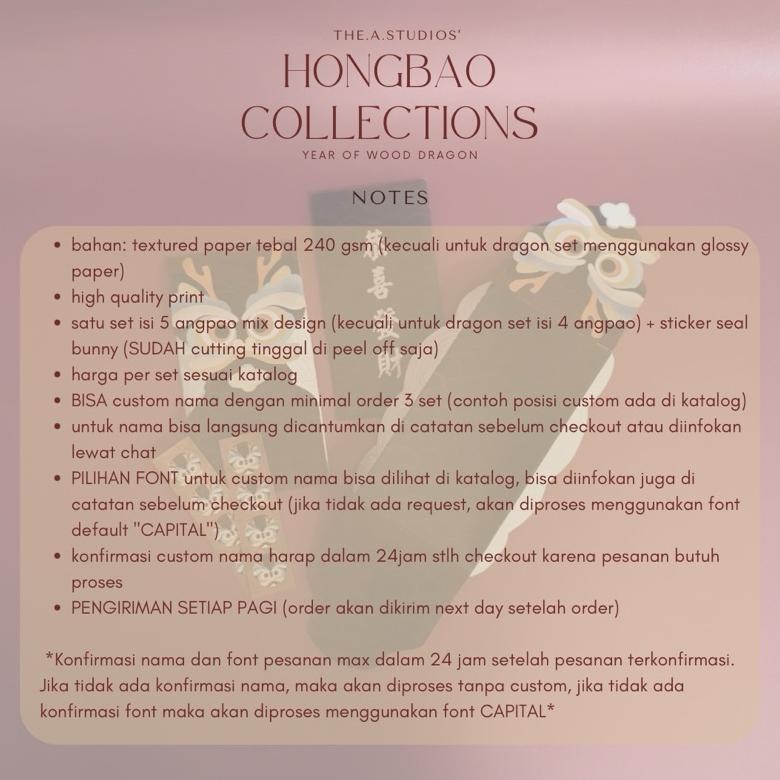 

Terlaris 2024 Dragon Hongbao Collections Year Of Dragon (Angpao Naga Chinese New Year Imlek) Cod
