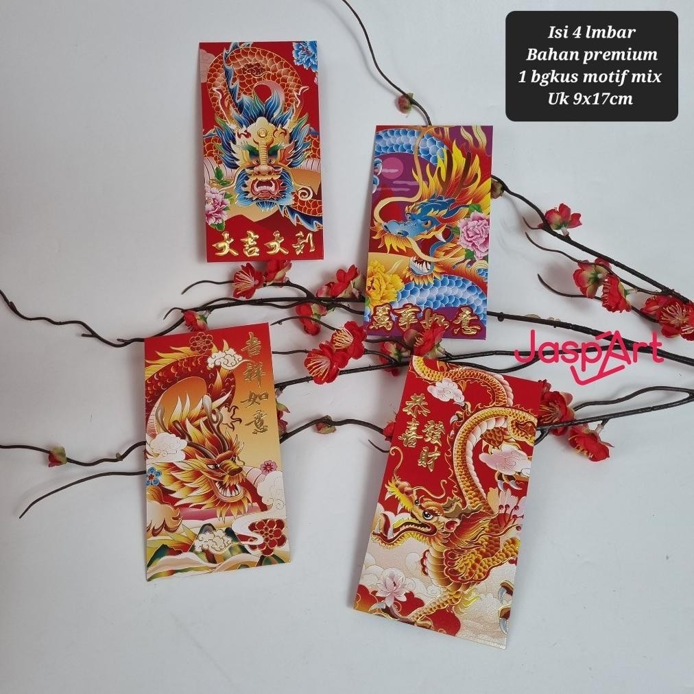 

Diskon Besar Angpao Premium 3D Naga Sangat Cantik Dan Elegan Cod