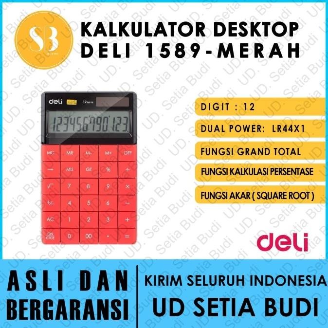 

Update! Kalkulator Deli 1589 asli dan bergaransi