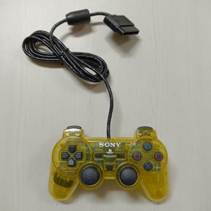 Terbaru STIK PS2 TRANSPARAN LAMPU KABEL ORI SERAT .,