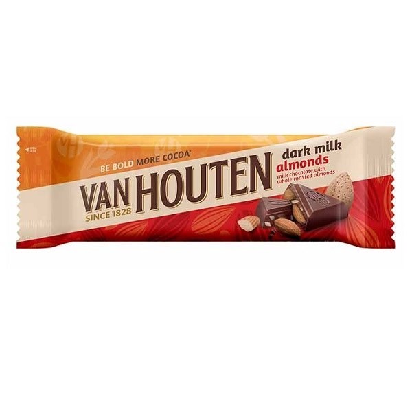 

VAN HOUTEN COKLAT ALMOND 40 GR