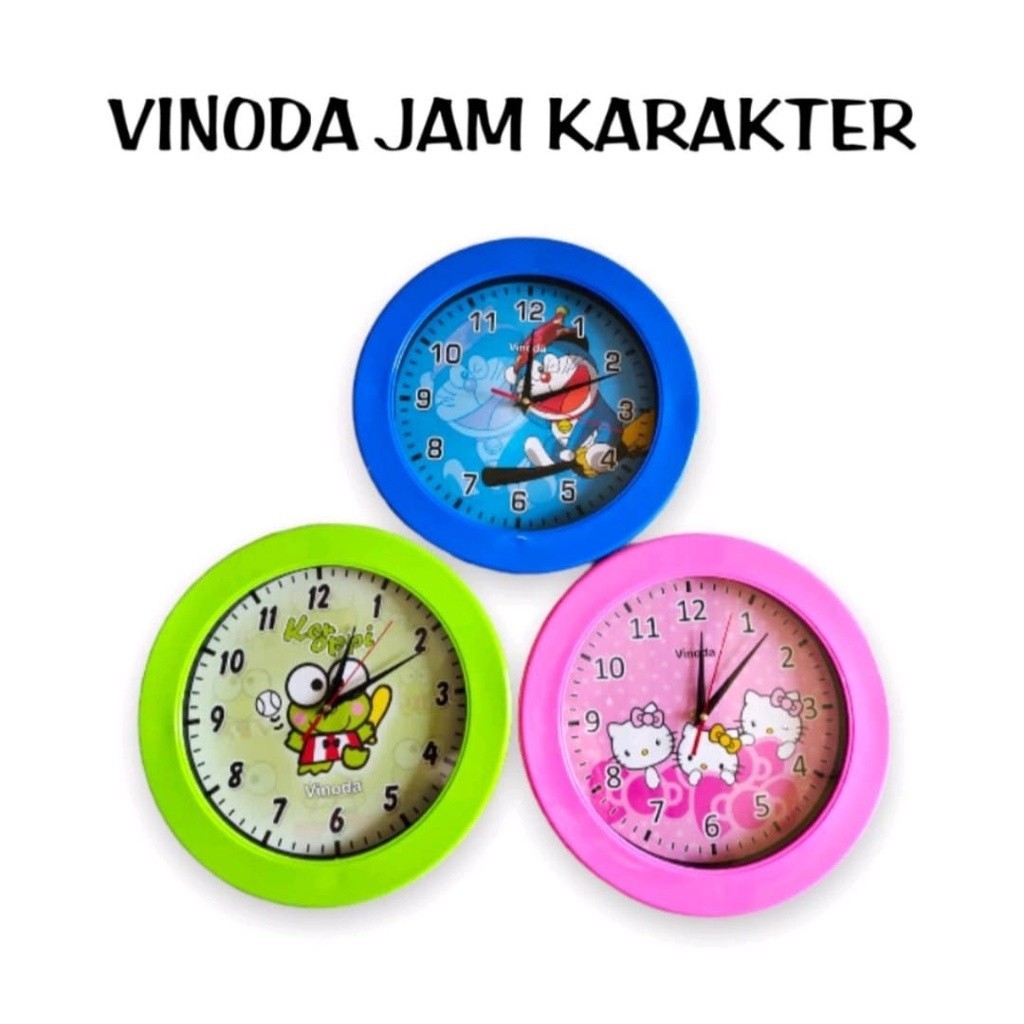 Jam Dinding Besar Jam Dinding Analog Jam Dinding Besar Polos  Jam Karakter Ukuran 30 CM