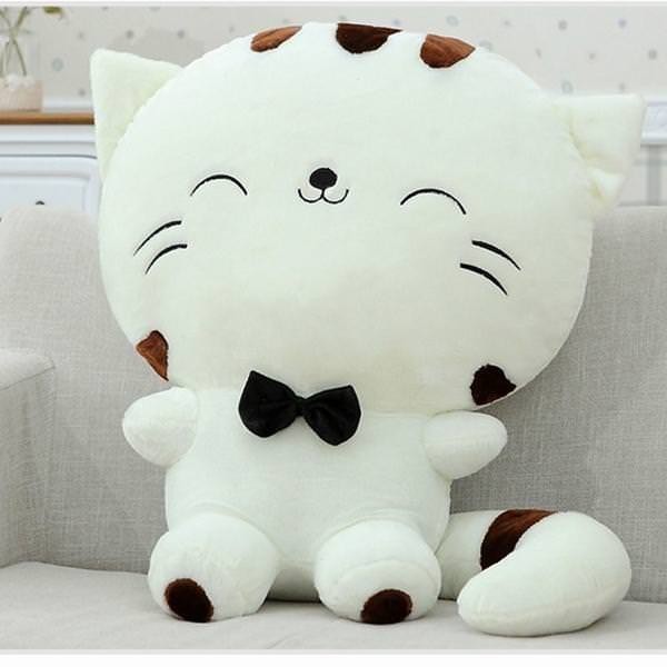 02 - BONEKA KUCING PUTIH 25CM BONEKA IMPOR BONEKA LUCU BONEKA BAYI