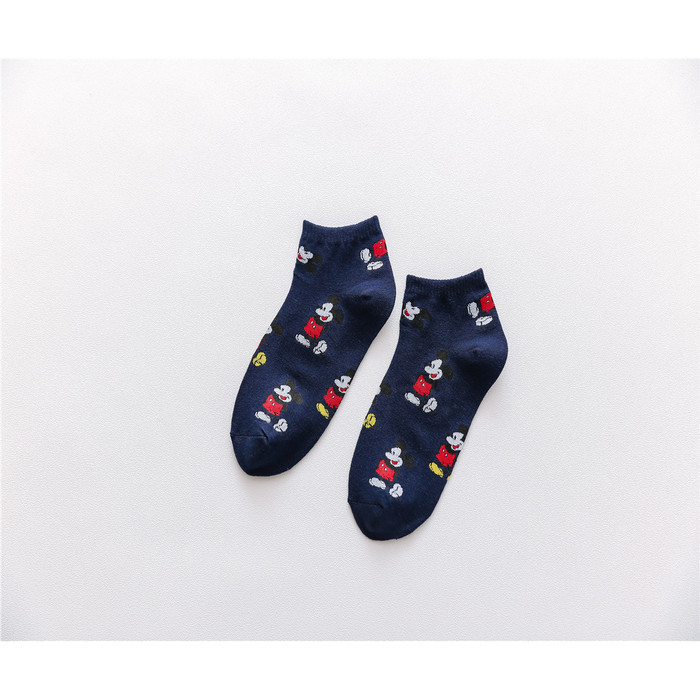 KAOS KAKI WANITA MICKEY MOUSE LUCU KAUS KAKI D1235 - BIRU, FREE BEST QUALITY PRODUCT 