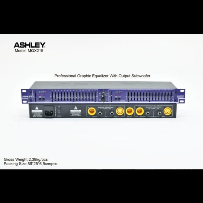 EQUALISER ASHLEY MQX215 ORIGINAL ASHLEY MQX 215