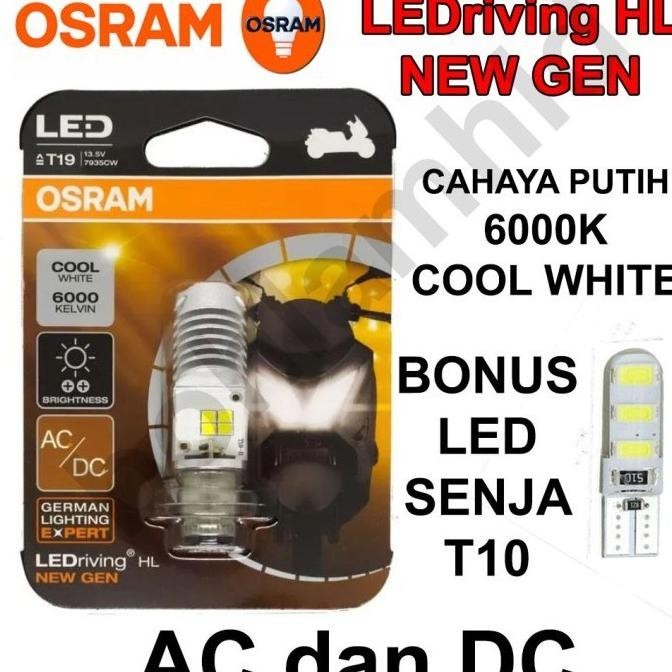 Lampu Motor Led Osram Suzuki Satria Fu, Smash, Thunder, Spin H6 M5 T19 Ac/Dc