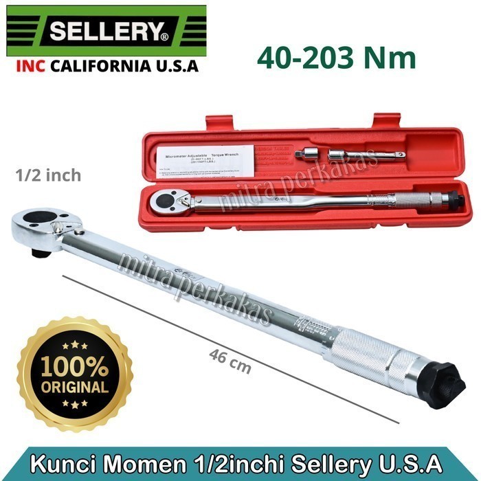 98-805 Sellery Torque Wrench - Kunci Torsi - Kunci Momen Sellery