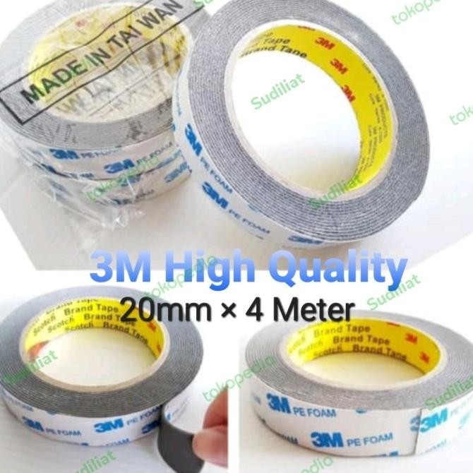 

Double Tape 3M Pe Foam/Isolasi/Bb Busa 20Mm 4,5M High Quality