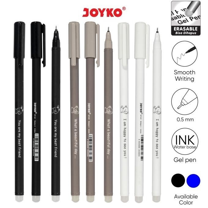 

Erasable Gel Pen Pulpen Bisa Dihapus Joyko Gp-321 Shokyo 3 Gel 0.5 Mm