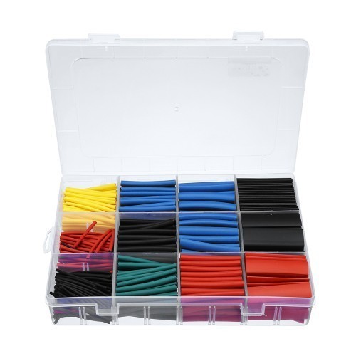 HARGA DISC - Heat Shrink Selongsong Bakar Isolasi Kabel Heatshrink Isi 560 Pcs BOX