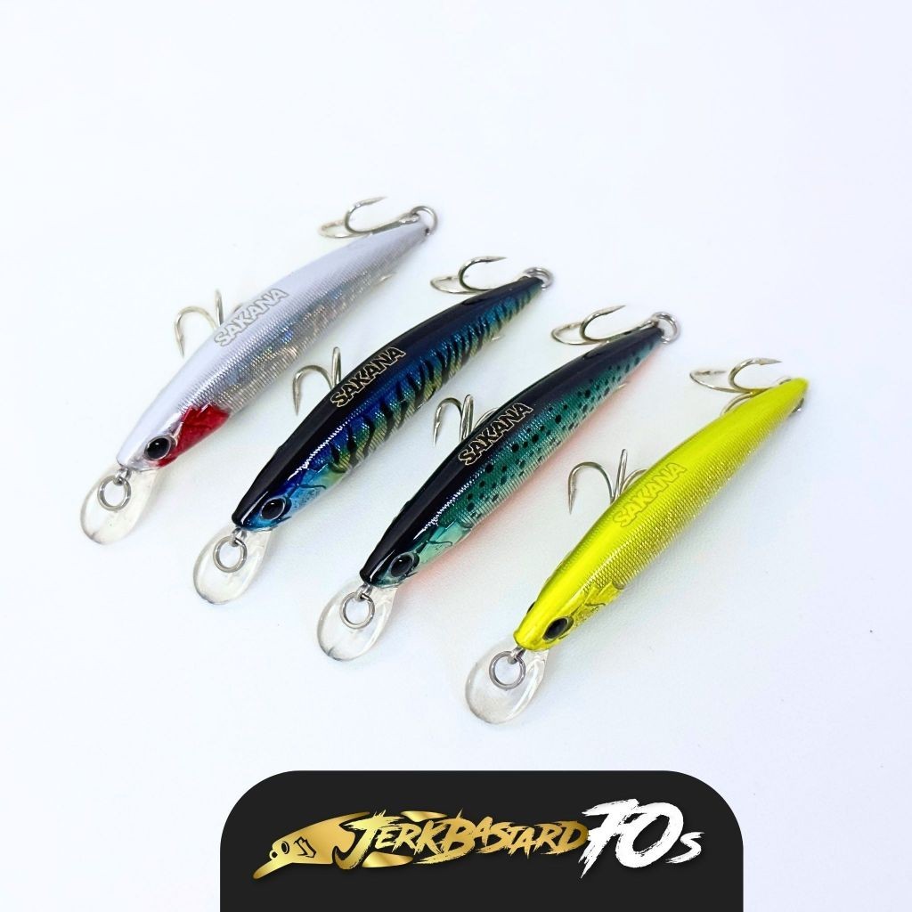 Sakana Jerkbastard 70S 10Gr Lure Nnow Sinking Umpan Casting