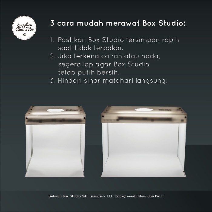 SAF STUDIO MINI BOX PHOTO UKURAN A1