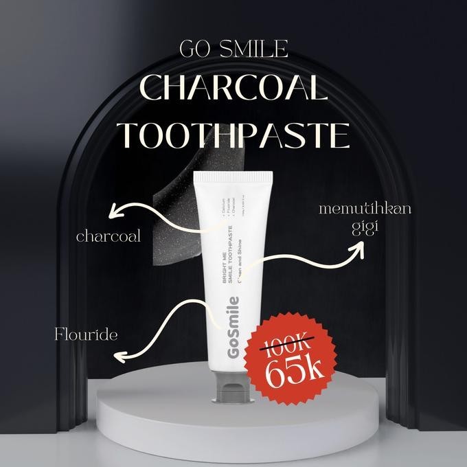 pasta gigi charcoal go smile pasta gigi pemutih gigi
