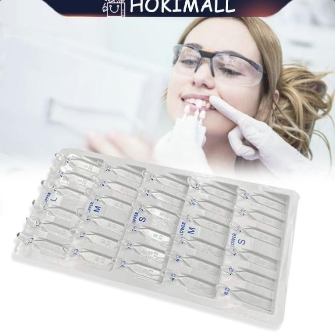 30PCS Veneer Gigi Dental Cetakan Veneer Gigi Alat Pemutih Gigi Veneer