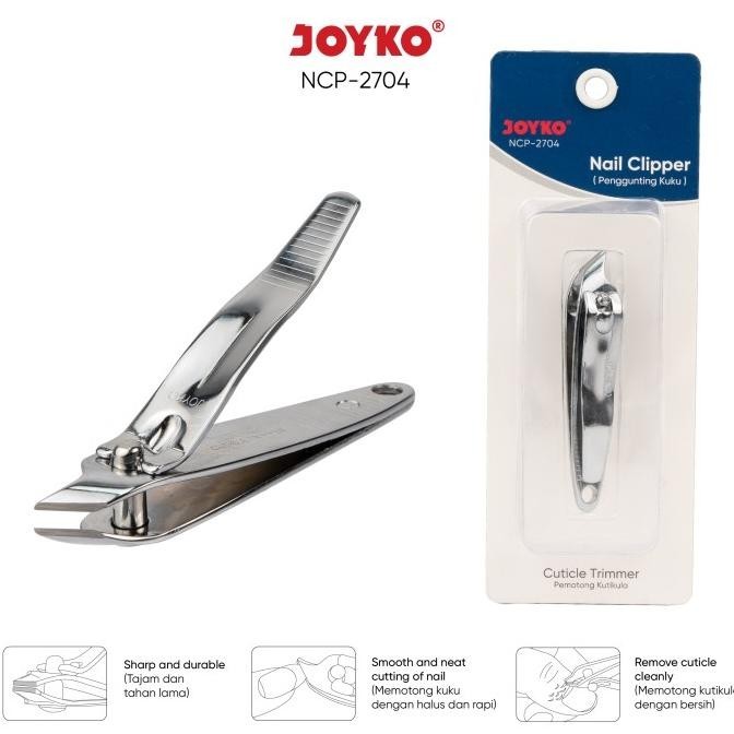 

Gunting Kuku Nail Clipper Joyko Ncp-2704 Cuticle Trimmer