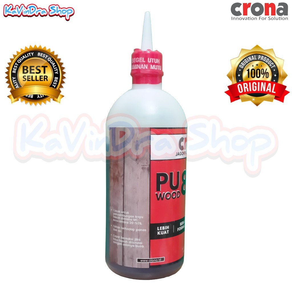 

Lem Kayu Crona Pu Wood 888 450 Gram - Lem Polyurethane