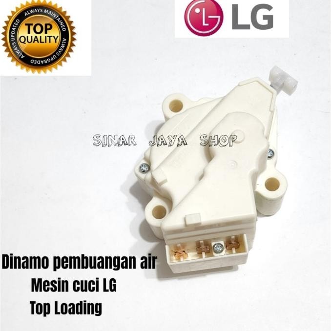 Dinamo Motor Drain Pembuangan Mesin Cuci LG Turbo Drum TOP LOADING