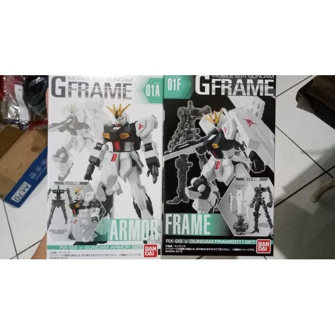 

Gframe G Frame Rx-93 nu Gundam armor frame set converge adverge model