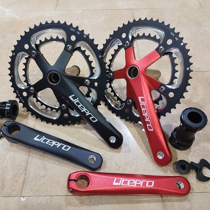 CRANK SET LITEPRO DOUBLE CRANKSET 53 / 39 T BB HT2 NOT RAZE SYTE