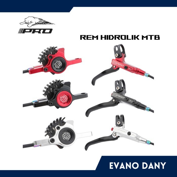 REM HIDROLIK IIIPRO SEPEDA MTB FULL SET ORIGINAL