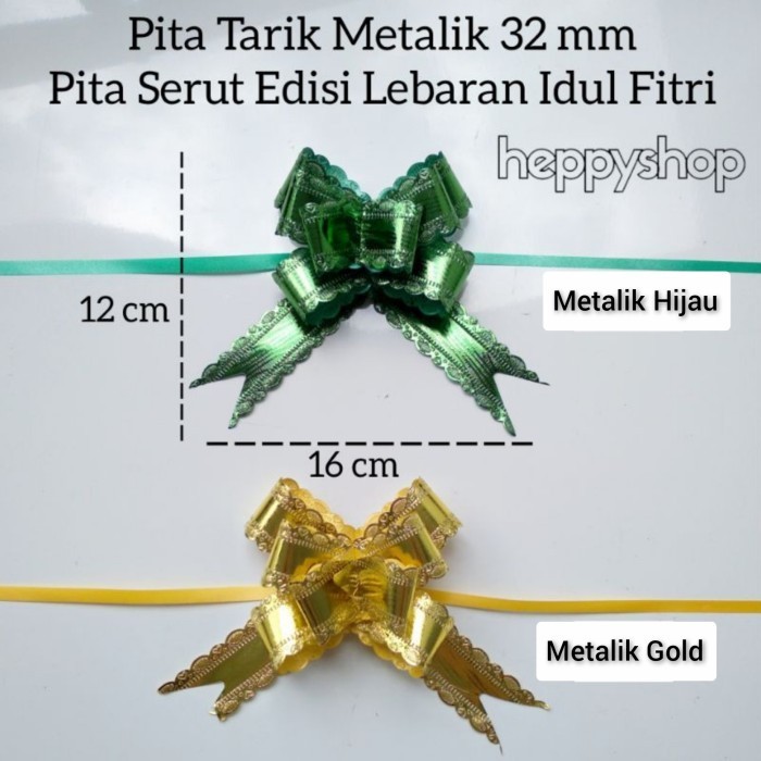 

Pita Tarik Metalik 32 Mm, Pita Serut Edisi Lebaran Idul Fitri 035