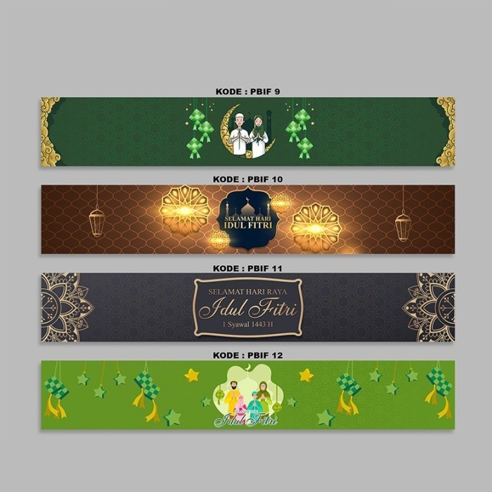 

Paper Belt Costum Uk 34X5Cm Lebaran Paperbelt Idul Fitri Sleeve Pita 076