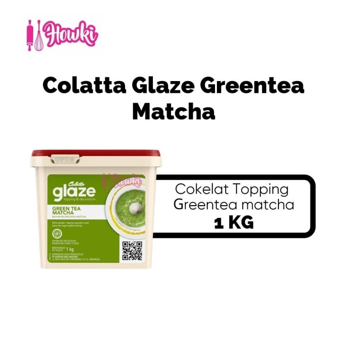 

Glaze Collata Greentea Matcha 1Kg