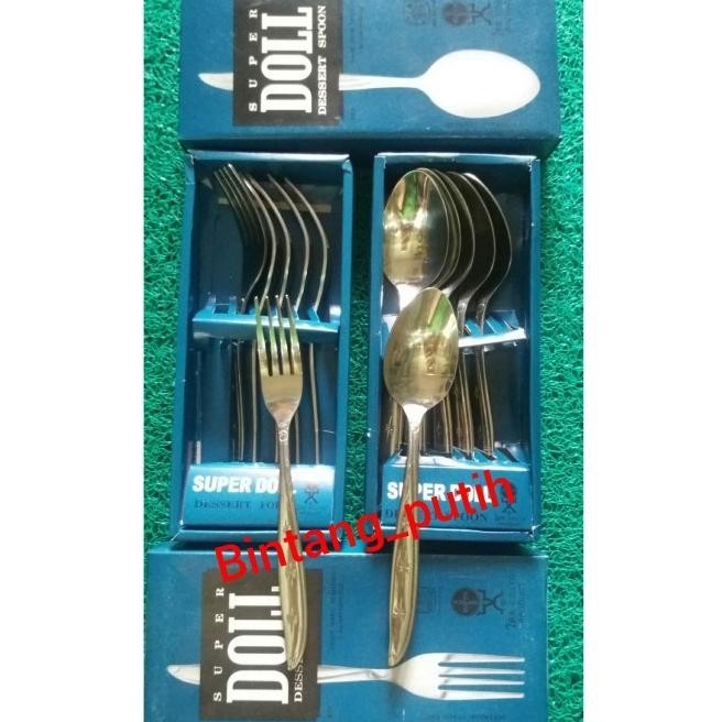 Sendok Makan Asli Super Doll Stainless | Barnabe