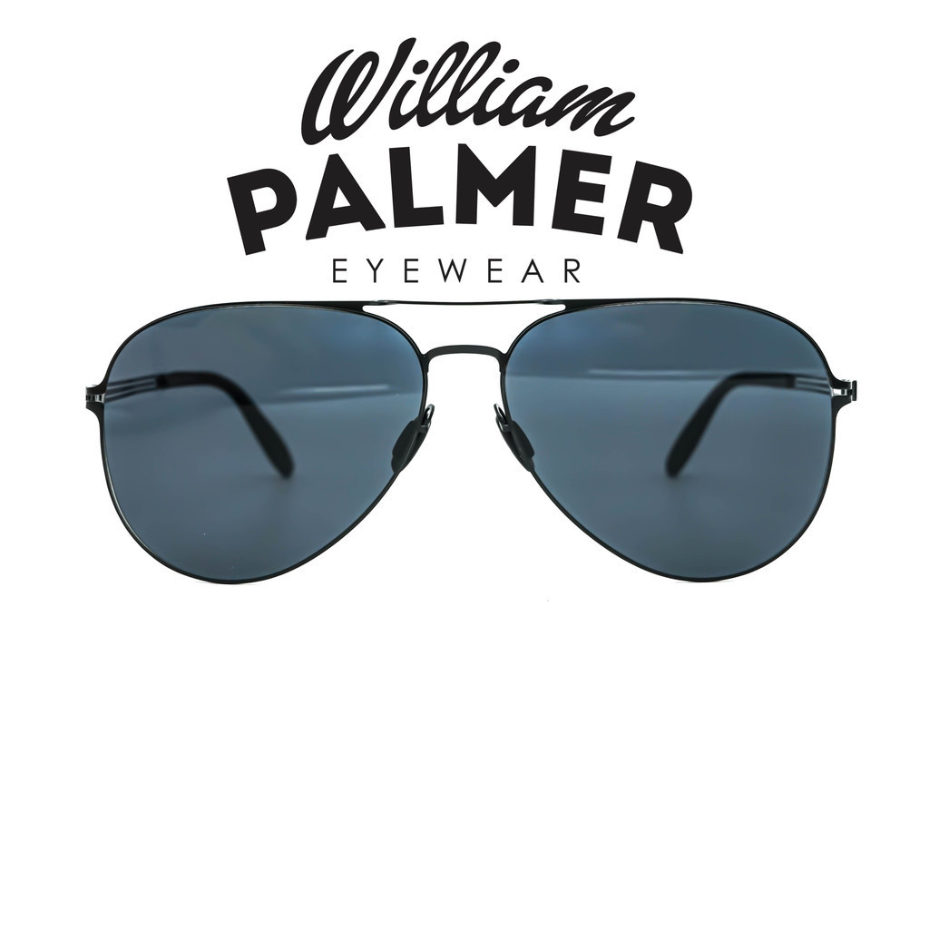 William Palmer Kacamata Pria Wanita Sunglass 3724 C1 Black