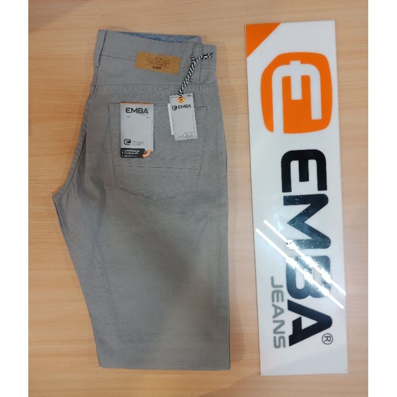 NEW LAUNCHING TERMURAH CELANA JEANS Emba Jeans Chinos Bahan Kanvas / Ramayana Sidoarjo