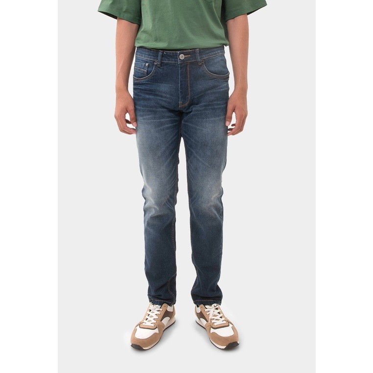 NEW LAUNCHING TERMURAH CELANA JEANS MANZONE Celana Panjang Pria Denim THRON-BLUE