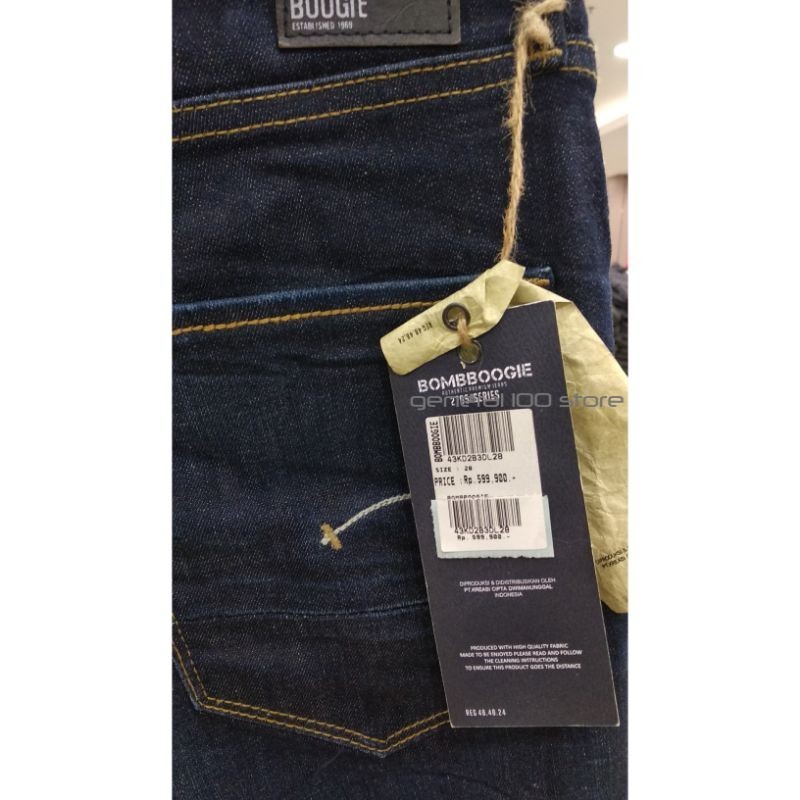 NEW LAUNCHING TERMURAH CELANA JEANS SKINNY Celana Jeans Biru Tua Original Bombboogie