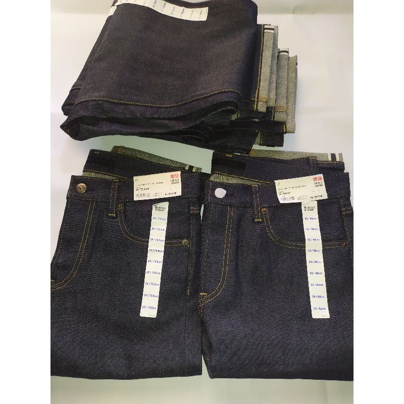 NEW LAUNCHING TERMURAH CELANA JEANS Uniqlo Selvedge Jeans BNWT/BARU