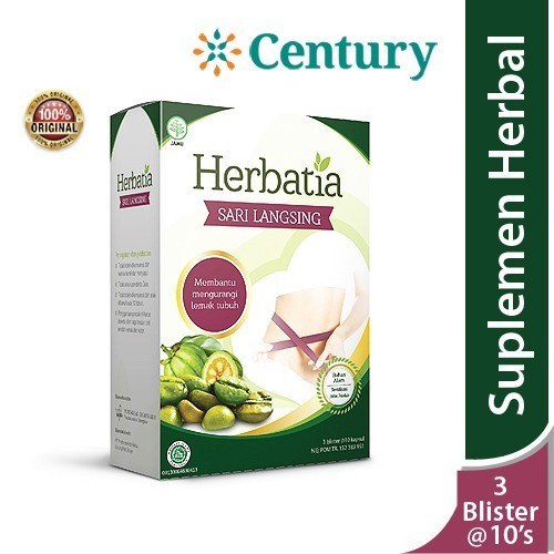 Herbatia Sari Langsing 30 Kapsul/Suplemen Pelangsing/Diet