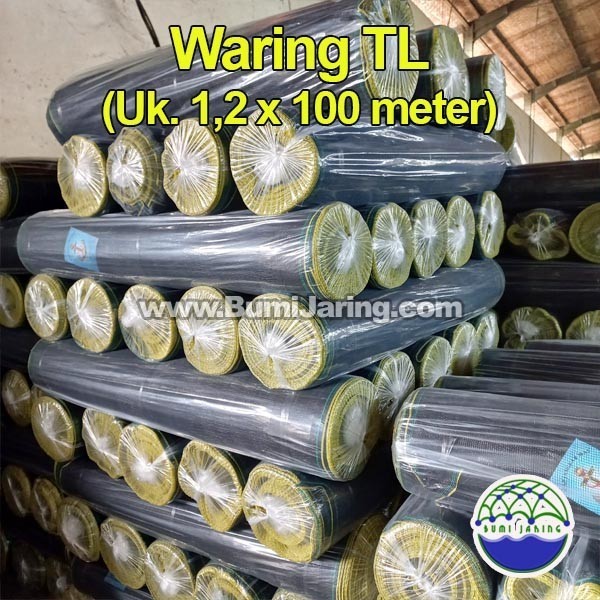 Terlaris Waring Ikan, Waring Hitam, Jaring Keramba Ikan (1,2 X 100 Meter) Promo Terbaru