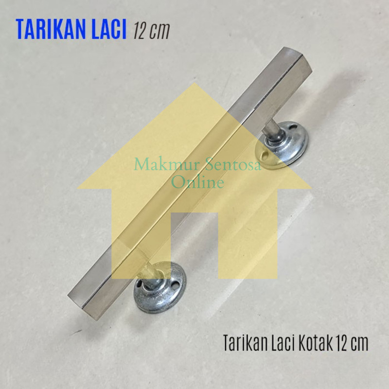 Tarikan Laci Kotak Stainless Kotak 12 cm Tarikan Jendela Kotak