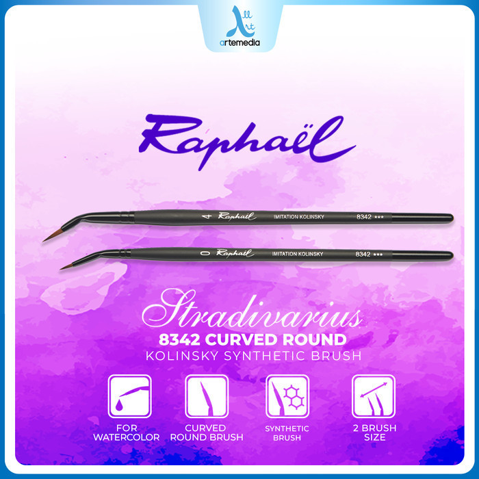 

Terlaris Kuas Raphael Stradivarius 8342 Curved Round Kolinsky Synthetic Brush Promo Terbaru